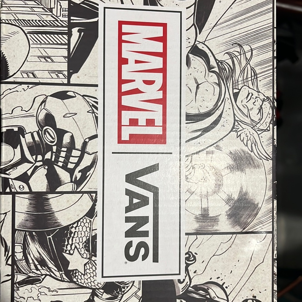 Brand new never worn marvel vans
